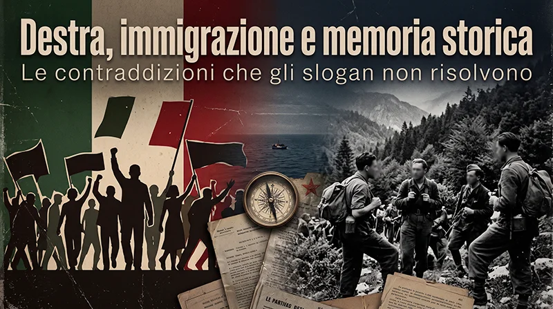 Destra, immigrazione e memoria storica: le contraddizioni che gli slogan non risolvono