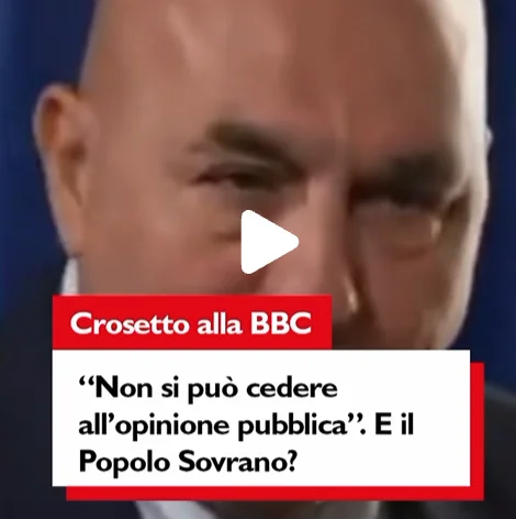 Il popolo è sovrano: sulle armi all’Ucraina non si governa “contro” gli italiani